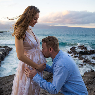 Maui maternity photography
