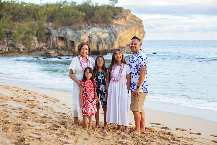 Family portraits Kauai